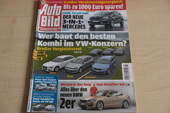 Deckblatt Auto Bild (43/2013)